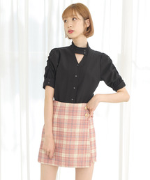 TITTY&CO. | ツイードチェックショートパンツ(その他パンツ)