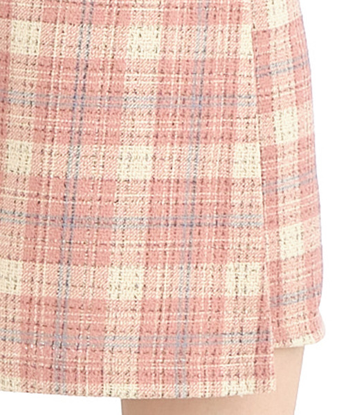 TITTY&CO.（ティティーアンドコー）の「ツイードチェックショートパンツ（その他パンツ・レディース・ピンク/イエロー/グリーン・SMALL/MEDIUM）」の6枚目の写真