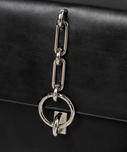 HARE(ハレ)の「フラップチェーンBAG(HARE)(ショルダーバッグ・メンズ・ブラック系その他/ブラック・FREE)」の6枚目の写真
