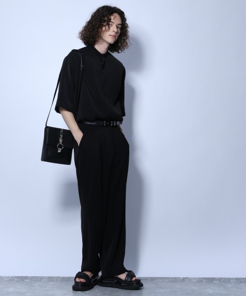 HARE(ハレ)の「フラップチェーンBAG(HARE)(ショルダーバッグ・メンズ・ブラック系その他/ブラック・FREE)」の9枚目の写真