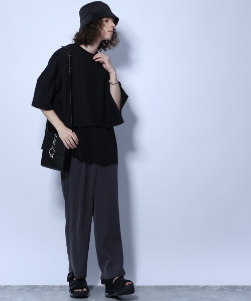 HARE(ハレ)の「フラップチェーンBAG(HARE)(ショルダーバッグ・メンズ・ブラック系その他/ブラック・FREE)」の10枚目の写真