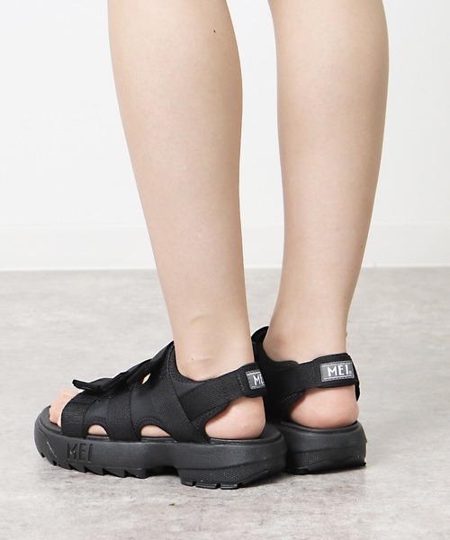 メイ メイ セール Mei サンダル 3ベルト Belt Recycled 3 Tape サンダル リサイクル 3ベルト スポーツ サンダル レディースサイズ 21ss サンダル Mei メイ のファッション