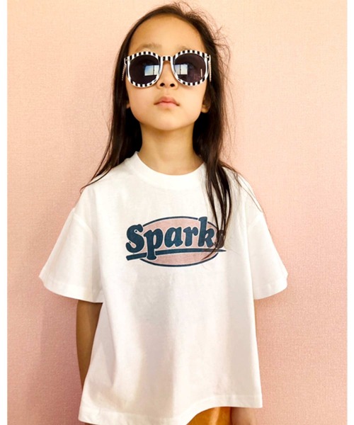 THE CASUAL（カジュアル）の「ビッグシルエット短丈フリル袖プリントTシャツ キッズ（Tシャツ/カットソー・キッズ・チャコール/ベージュ/オフホワイト・110cm/160cm/130cm/120cm/150cm/140cm）」の11枚目の写真