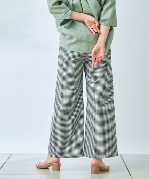 prose verse（プロズヴェール）の「ボタンアクセントマリンパンツ（その他パンツ・レディース・ブラック/オフホワイト/ブルー/モカ・ﾌﾘ-）」の19枚目の写真