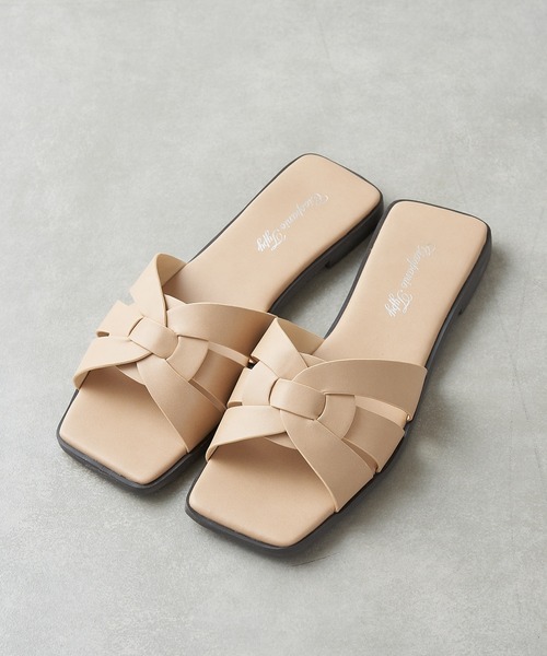 CIAOPANIC TYPY（チャオパニックティピー）の「編み込みサンダル（サンダル・レディース・ダークブラウン/モカ・38/36/37）」の6枚目の写真