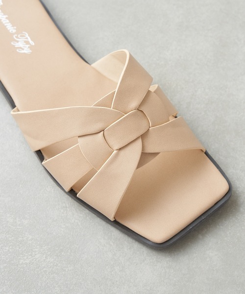 CIAOPANIC TYPY（チャオパニックティピー）の「編み込みサンダル（サンダル・レディース・ダークブラウン/モカ・38/36/37）」の7枚目の写真