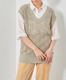 クロシェ ニットベスト