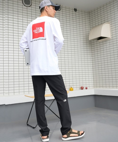 THE NORTH FACE(ザノースフェイス)の「THE NORTH FACE ボックスロゴロングスリーブT(Tシャツ/カットソー・メンズ・ホワイト/ブラック・SMALL/MEDIUM/LARGE/X-LARGE/X-SMALL)」の21枚目の写真
