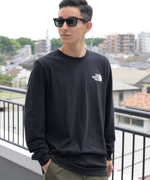 THE NORTH FACE(ザノースフェイス)の「THE NORTH FACE ボックスロゴロングスリーブT(Tシャツ/カットソー・メンズ・ホワイト/ブラック・SMALL/MEDIUM/LARGE/X-LARGE/X-SMALL)」の20枚目の写真