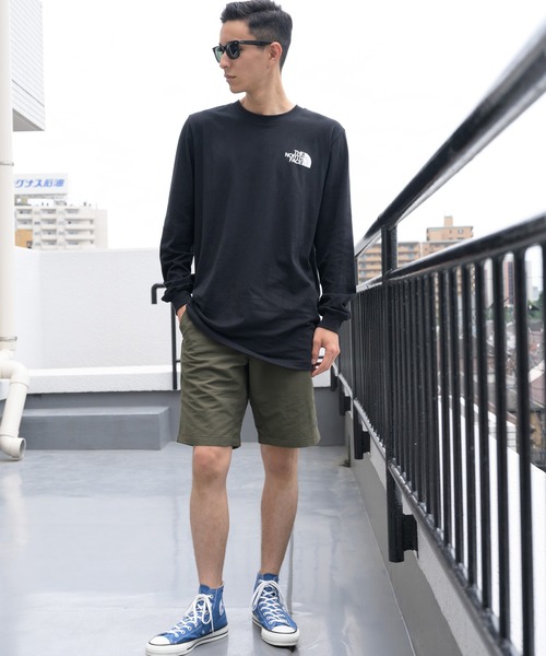 THE NORTH FACE(ザノースフェイス)の「THE NORTH FACE ボックスロゴロングスリーブT(Tシャツ/カットソー・メンズ・ホワイト/ブラック・SMALL/MEDIUM/LARGE/X-LARGE/X-SMALL)」の16枚目の写真