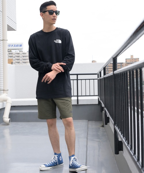 THE NORTH FACE(ザノースフェイス)の「THE NORTH FACE ボックスロゴロングスリーブT(Tシャツ/カットソー・メンズ・ホワイト/ブラック・SMALL/MEDIUM/LARGE/X-LARGE/X-SMALL)」の15枚目の写真