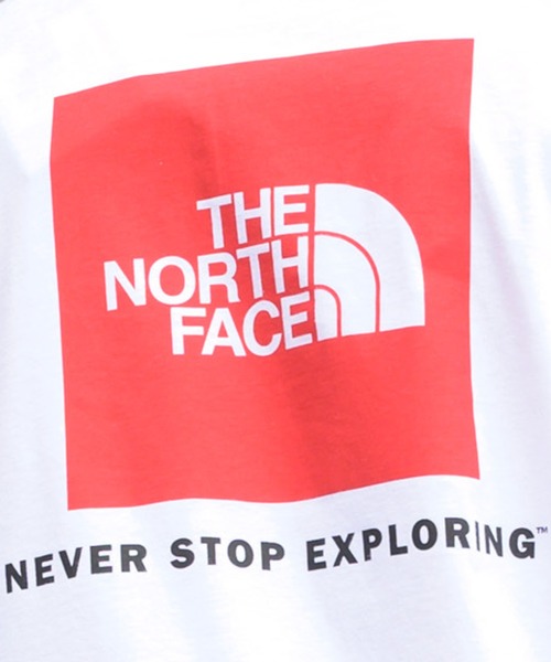 THE NORTH FACE(ザノースフェイス)の「THE NORTH FACE ボックスロゴロングスリーブT(Tシャツ/カットソー・メンズ・ホワイト/ブラック・SMALL/MEDIUM/LARGE/X-LARGE/X-SMALL)」の8枚目の写真