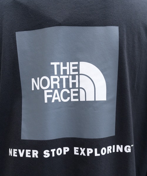 THE NORTH FACE(ザノースフェイス)の「THE NORTH FACE ボックスロゴロングスリーブT(Tシャツ/カットソー・メンズ・ホワイト/ブラック・SMALL/MEDIUM/LARGE/X-LARGE/X-SMALL)」の9枚目の写真