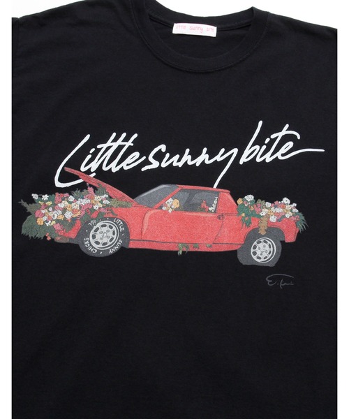 Little sunny bite（リトルサニーバイト）の「Car print tee（Tシャツ/カットソー・レディース・ホワイト/レッド/ブラック・SMALL/MEDIUM）」の8枚目の写真