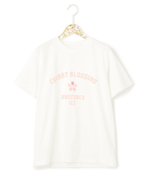 ANEVER(アンエバー)の「【BURNET】洗える SEASONAL FLOWERS Tシャツ(Tシャツ/カットソー・レディース・ホワイト/ホワイト系その他/ブルー系その他2/レッド/ブルー系/イエロー/オレンジ/グリーン/ブルー系その他/ローズ系/黄緑系/ピンク・46/38/36)」の3枚目の写真