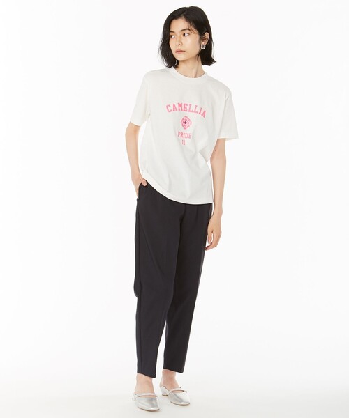 ANEVER(アンエバー)の「【BURNET】洗える SEASONAL FLOWERS Tシャツ(Tシャツ/カットソー・レディース・ホワイト/ホワイト系その他/ブルー系その他2/レッド/ブルー系/イエロー/オレンジ/グリーン/ブルー系その他/ローズ系/黄緑系/ピンク・46/38/36)」の20枚目の写真