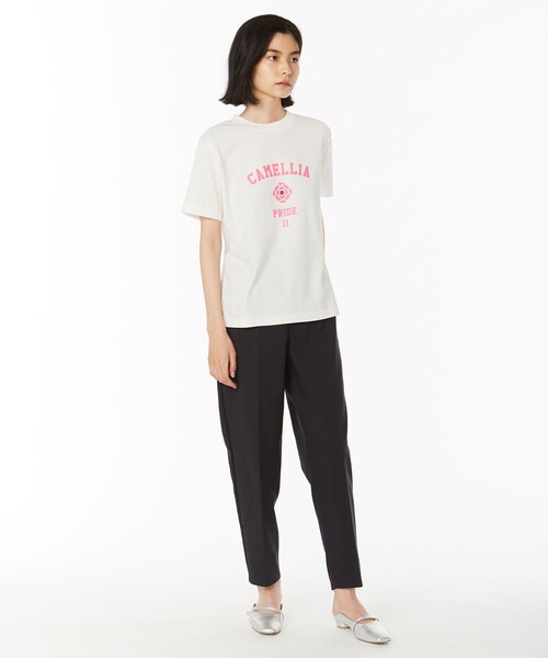 ANEVER(アンエバー)の「【BURNET】洗える SEASONAL FLOWERS Tシャツ(Tシャツ/カットソー・レディース・ホワイト/ホワイト系その他/ブルー系その他2/レッド/ブルー系/イエロー/オレンジ/グリーン/ブルー系その他/ローズ系/黄緑系/ピンク・46/38/36)」の21枚目の写真