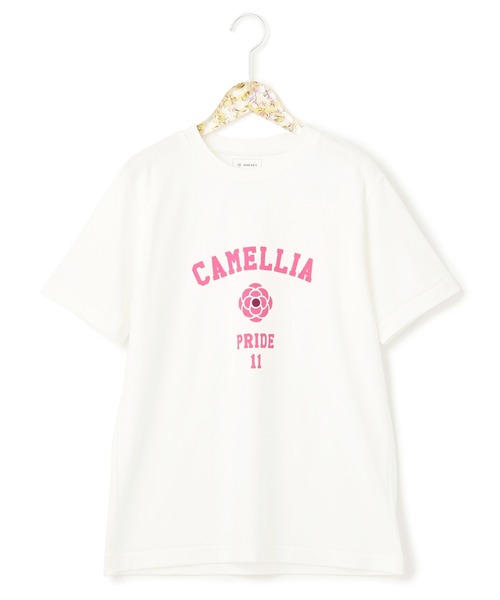 ANEVER(アンエバー)の「【BURNET】洗える SEASONAL FLOWERS Tシャツ(Tシャツ/カットソー・レディース・ホワイト/ホワイト系その他/ブルー系その他2/レッド/ブルー系/イエロー/オレンジ/グリーン/ブルー系その他/ローズ系/黄緑系/ピンク・46/38/36)」の12枚目の写真