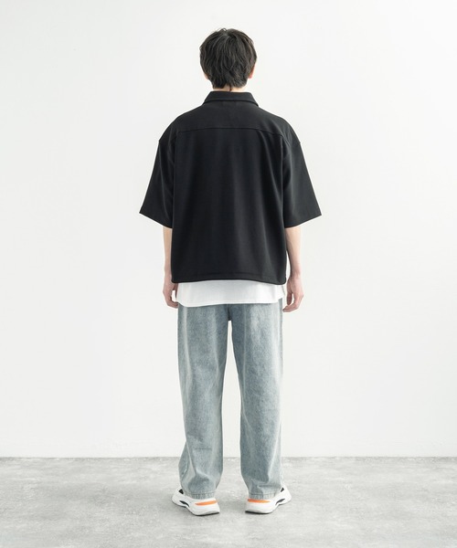 ストレッチジョーゼット フレンチスリーブ ブルゾン – &DROBE