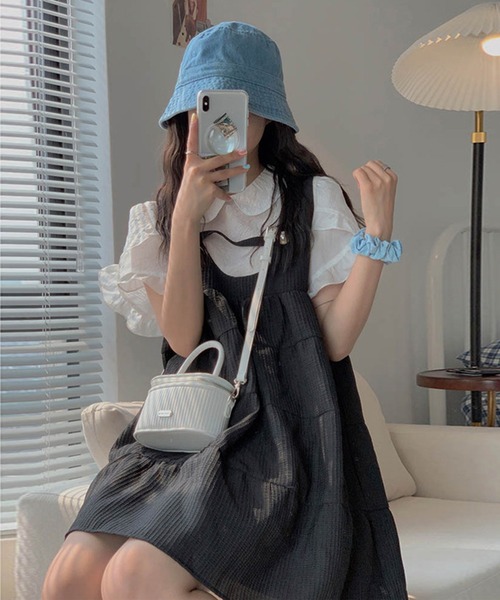 セール かわいいブラウス ジャンパースカート セットアップ Aimoha アイモハ のファッション通販 Zozotown