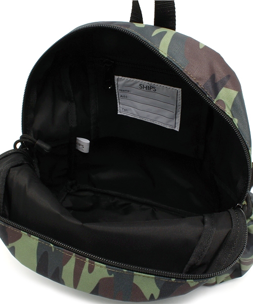 SHIPS(シップス)の「SHIPS KIDS:デイパック S(カモフラージュ)(バックパック/リュック・キッズ・オリーブ・ONE SIZE)」の13枚目の写真