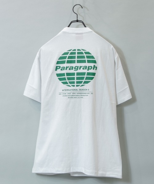 Paragraph（パラグラフ）の「Paragraph-SSTEE【NO.28】/パラグラフ ロゴ 半袖Tシャツ（Tシャツ/カットソー・メンズ・ホワイト/ブラック/グリーン/ネイビー・FREE）」の10枚目の写真