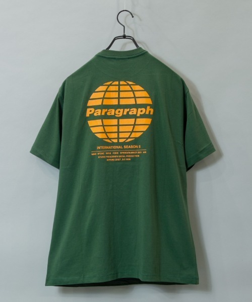 Paragraph（パラグラフ）の「Paragraph-SSTEE【NO.28】/パラグラフ ロゴ 半袖Tシャツ（Tシャツ/カットソー・メンズ・ホワイト/ブラック/グリーン/ネイビー・FREE）」の14枚目の写真