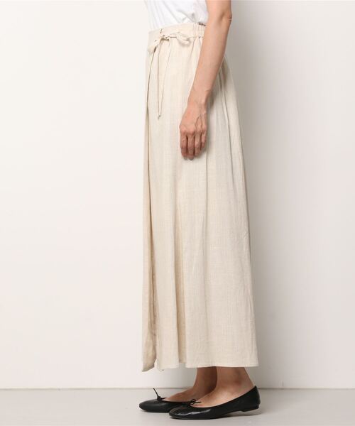 NANO universe（ナノユニバース）の「ラップ風スカート（スカート・レディース・ベージュ/カーキ/ネイビー・FREE）」の5枚目の写真