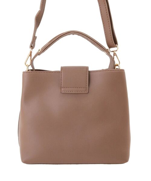 dazzlin（ダズリン）の「スクエアパーツバッグ（ハンドバッグ・レディース・ブラック/モカ・FREE）」の9枚目の写真