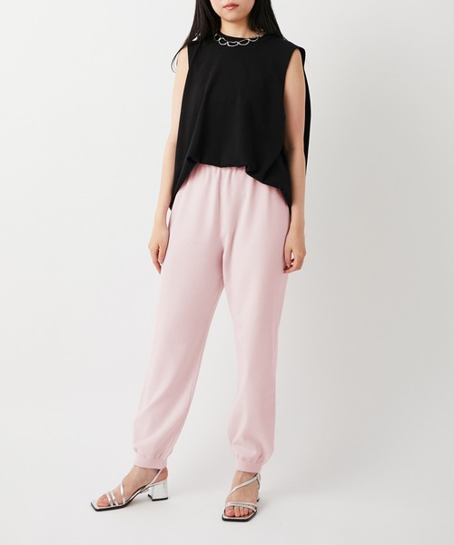 ADAM ET ROPE'（アダムエロペ）の「【セットアップ対応】メンアセリネンニットパンツ（その他パンツ・レディース・ブラック/ベージュ/ピンク・FREE）」の12枚目の写真