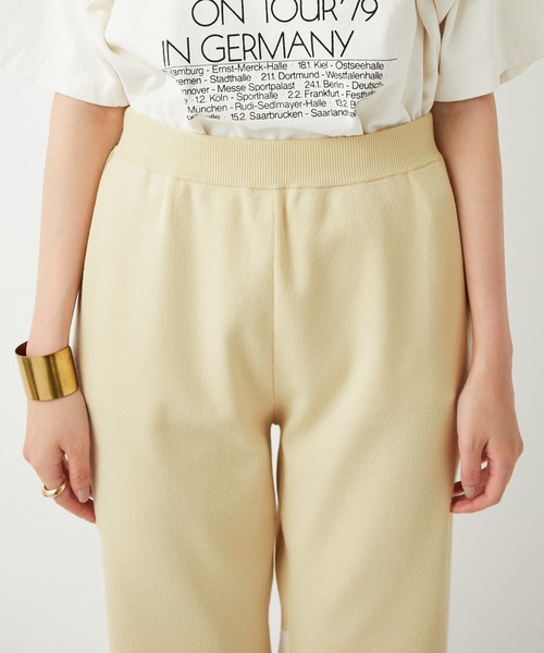 ADAM ET ROPE'（アダムエロペ）の「【セットアップ対応】メンアセリネンニットパンツ（その他パンツ・レディース・ブラック/ベージュ/ピンク・FREE）」の4枚目の写真