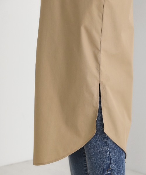 Bou Jeloud（ブージュルード）の「【はあちゅう×BouJeloud】２wayバックフレアシャツワンピース（ワンピース・レディース・ベージュ/パープル/ネイビー・FREE）」の22枚目の写真