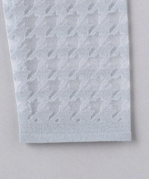 AEWEN MATOPH（イウエン マトフ）の「＜AEWEN MATOPH（イウエン マトフ）＞シアー ハウンドトゥース クルーネックニット（ニット/セーター・レディース・ライトブルー/ブラック/オフホワイト・FREE）」の16枚目の写真