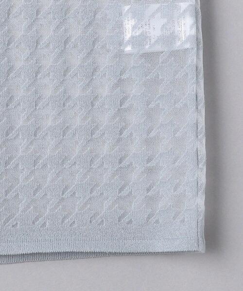 AEWEN MATOPH（イウエン マトフ）の「＜AEWEN MATOPH（イウエン マトフ）＞シアー ハウンドトゥース クルーネックニット（ニット/セーター・レディース・ライトブルー/ブラック/オフホワイト・FREE）」の17枚目の写真