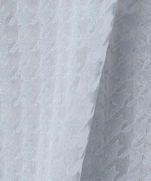 AEWEN MATOPH（イウエン マトフ）の「＜AEWEN MATOPH（イウエン マトフ）＞シアー ハウンドトゥース クルーネックニット（ニット/セーター・レディース・ライトブルー/ブラック/オフホワイト・FREE）」の18枚目の写真