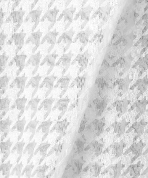 AEWEN MATOPH（イウエン マトフ）の「＜AEWEN MATOPH（イウエン マトフ）＞シアー ハウンドトゥース クルーネックニット（ニット/セーター・レディース・ライトブルー/ブラック/オフホワイト・FREE）」の20枚目の写真