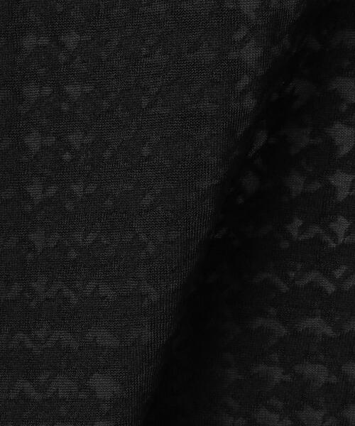 AEWEN MATOPH（イウエン マトフ）の「＜AEWEN MATOPH（イウエン マトフ）＞シアー ハウンドトゥース クルーネックニット（ニット/セーター・レディース・ライトブルー/ブラック/オフホワイト・FREE）」の5枚目の写真