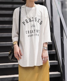 JEANASIS | フットボールロゴBIGTEE/216225(Tシャツ/カットソー)