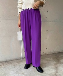 CAPRICIEUX LE'MAGE | 〈新色追加/ブルー・パープル・ブラウン〉イージーストレートパンツ(その他パンツ)