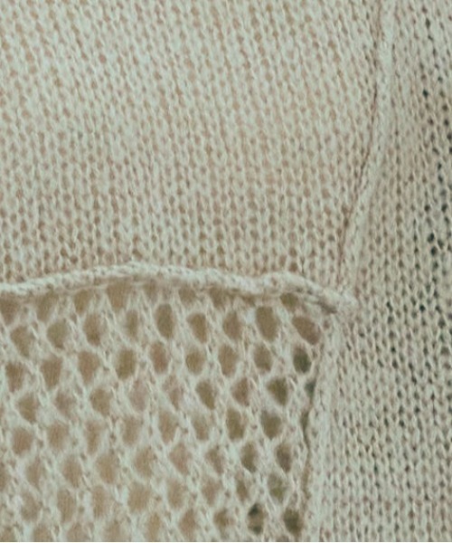 ANGIE(アンジー)の「起毛メッシュ編み切り替えニット(ニット/セーター・レディース・ブラック/アイボリー/マスタード/ダークベージュ・FREE)」の7枚目の写真