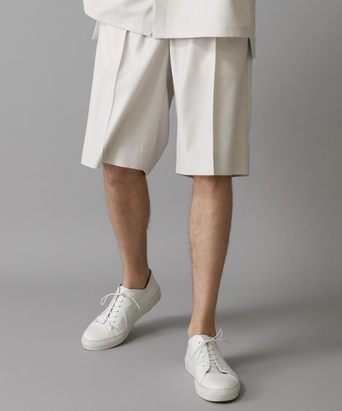 city(シティ)の「アムンゼンショーツ/AMUNDSEN SHORTS(その他パンツ・メンズ・ライトグレー/ブラック・1/2)」の1枚目の写真
