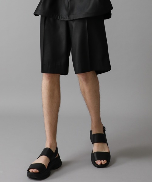city(シティ)の「アムンゼンショーツ/AMUNDSEN SHORTS(その他パンツ・メンズ・ライトグレー/ブラック・1/2)」の2枚目の写真