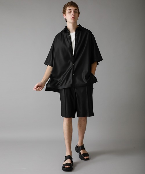 city(シティ)の「アムンゼンショーツ/AMUNDSEN SHORTS(その他パンツ・メンズ・ライトグレー/ブラック・1/2)」の3枚目の写真