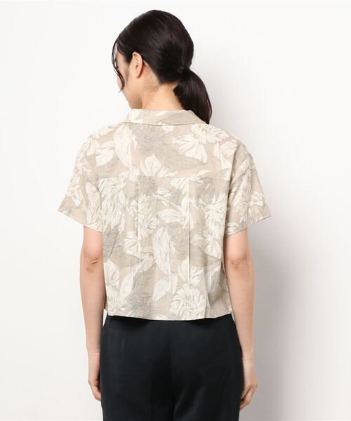 AZUL by moussy(アズールバイマウジー)の「ALOHA PATTERN OPEN SH(シャツ/ブラウス・レディース・ベージュ系その他/ブラック系その他・MEDIUM/SMALL)」の17枚目の写真