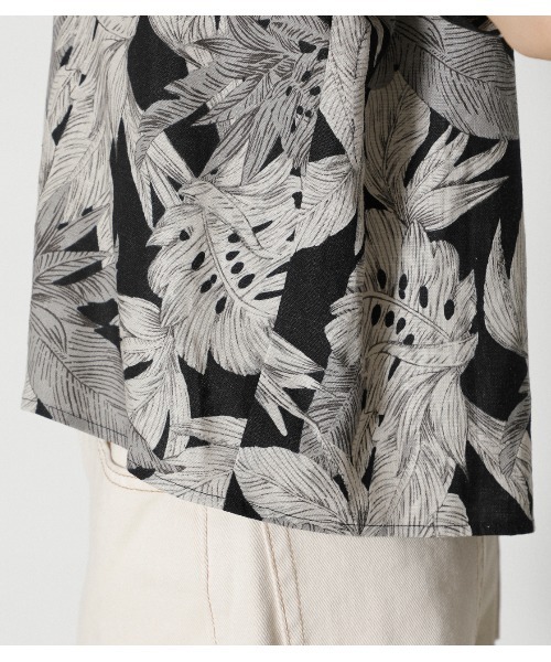 AZUL by moussy(アズールバイマウジー)の「ALOHA PATTERN OPEN SH(シャツ/ブラウス・レディース・ベージュ系その他/ブラック系その他・MEDIUM/SMALL)」の20枚目の写真
