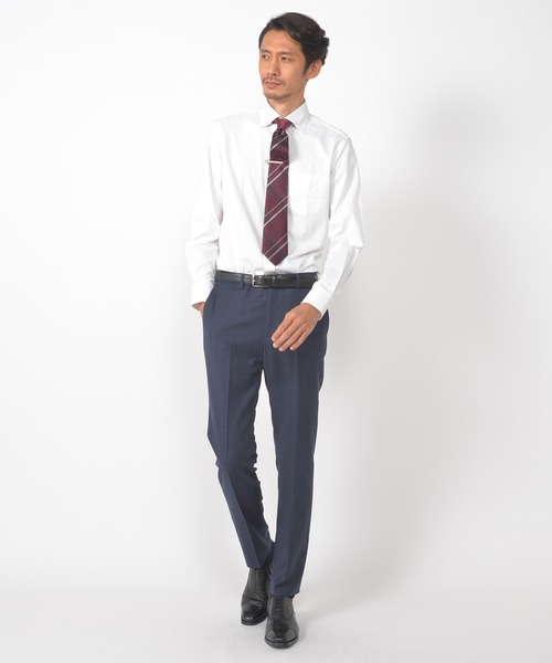 CROWDED CLOSET（クラウデッドクローゼット）の「＜伊REDA（レダ）＞グレンチェック柄アクティブスーツ／別売りベストあり／2ピースビジネスセットアップスーツ（セットアップ・メンズ・グレー/ネイビー・01/02/03/04）」の8枚目の写真