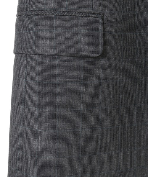 CROWDED CLOSET（クラウデッドクローゼット）の「＜伊REDA（レダ）＞グレンチェック柄アクティブスーツ／別売りベストあり／2ピースビジネスセットアップスーツ（セットアップ・メンズ・グレー/ネイビー・01/02/03/04）」の21枚目の写真