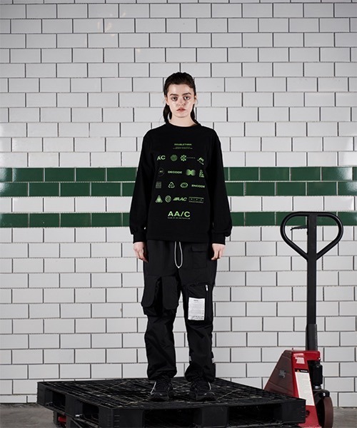 AA/C(ダブルエーシー)の「【AA/C】VARIETY SYMBOL LONGSLEEVE 19SE2013(Tシャツ/カットソー・メンズ・ブラック/ライトブルー・L/S/M)」の5枚目の写真