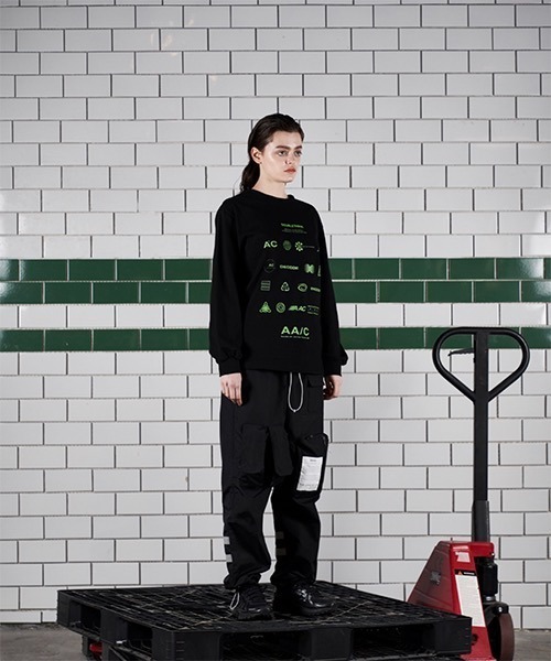 AA/C(ダブルエーシー)の「【AA/C】VARIETY SYMBOL LONGSLEEVE 19SE2013(Tシャツ/カットソー・メンズ・ブラック/ライトブルー・L/S/M)」の16枚目の写真