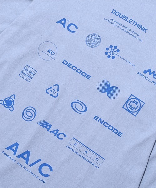 AA/C(ダブルエーシー)の「【AA/C】VARIETY SYMBOL LONGSLEEVE 19SE2013(Tシャツ/カットソー・メンズ・ブラック/ライトブルー・L/S/M)」の10枚目の写真